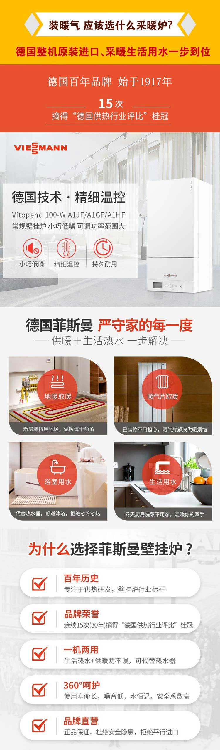 菲斯曼燃气壁挂炉产品图